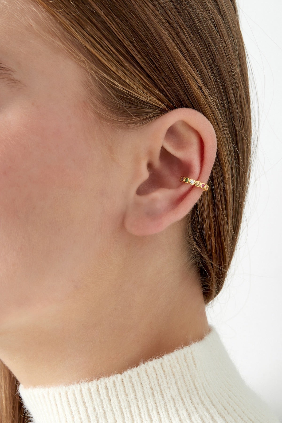 Earcuff Colourful Bliss - Goud kleur