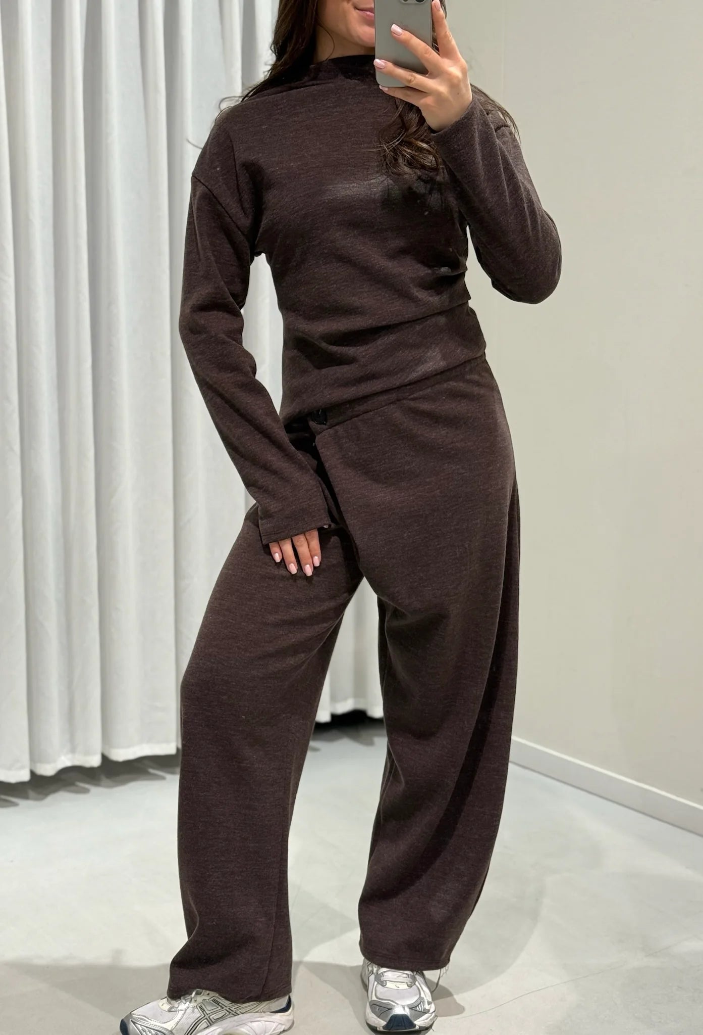 Nathalie 2-piece set brown