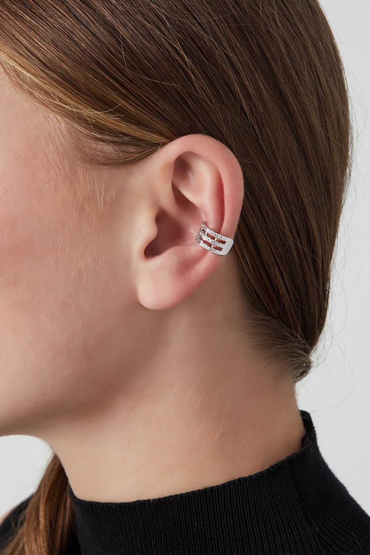 Earcuff Dazzle - Zilver kleur