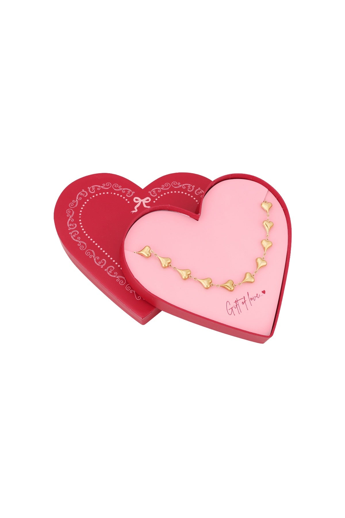 Gift of love Stainless steel Chain of Love - Goud kleur