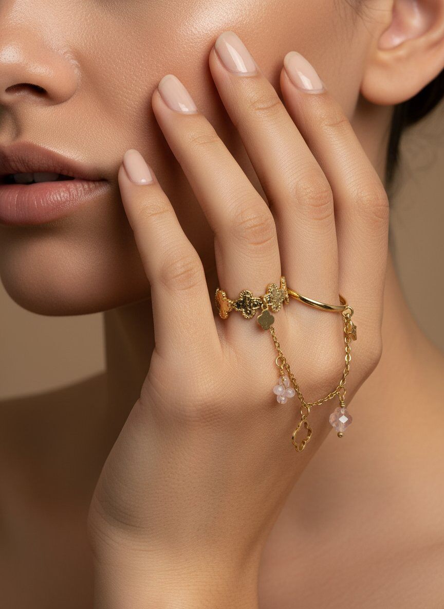Double ring -roze