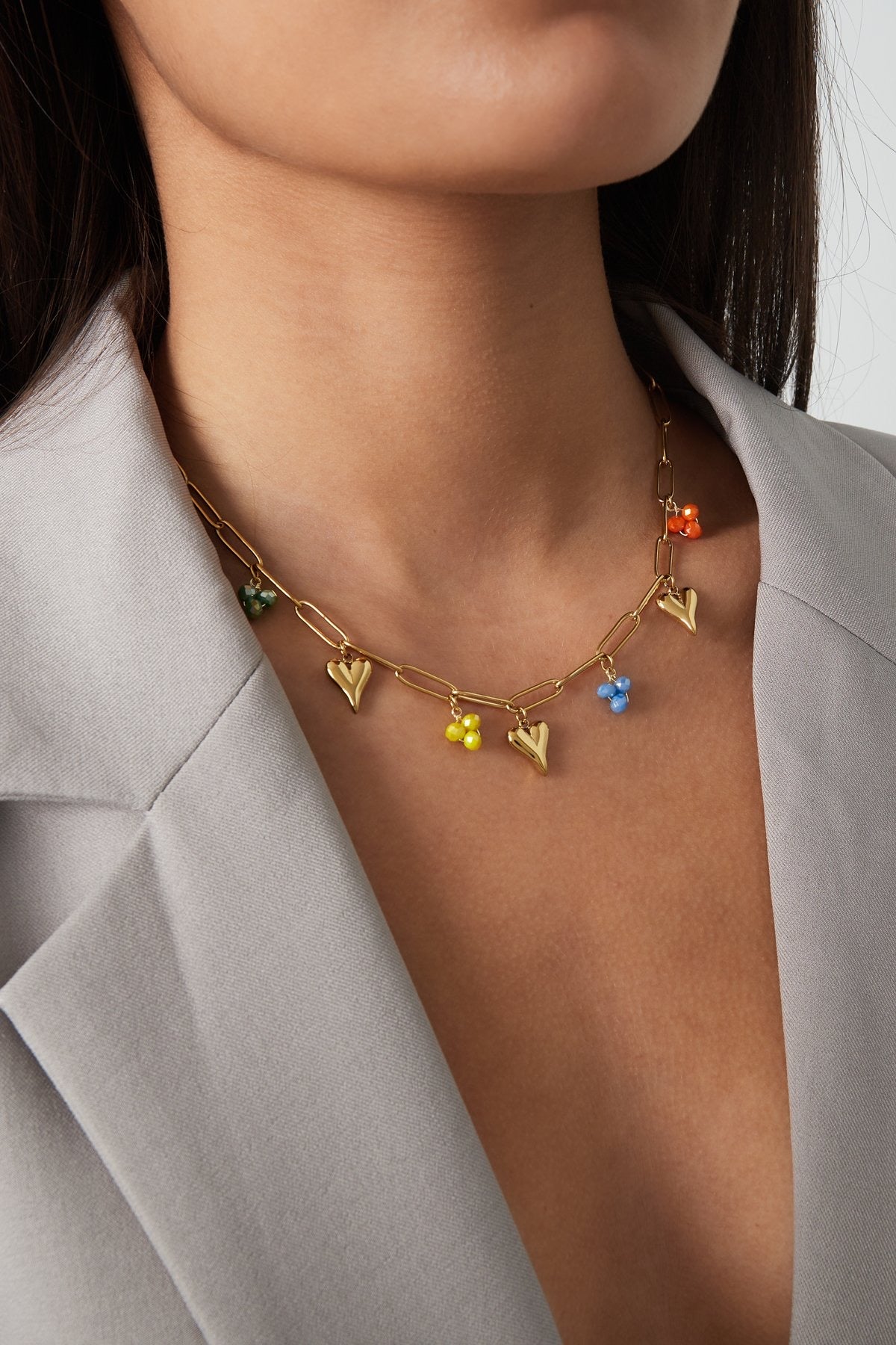 Bedelketting primary love -goud