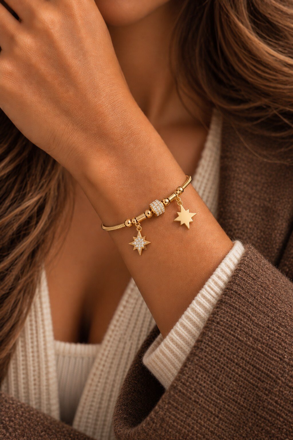 Armband stars -goud