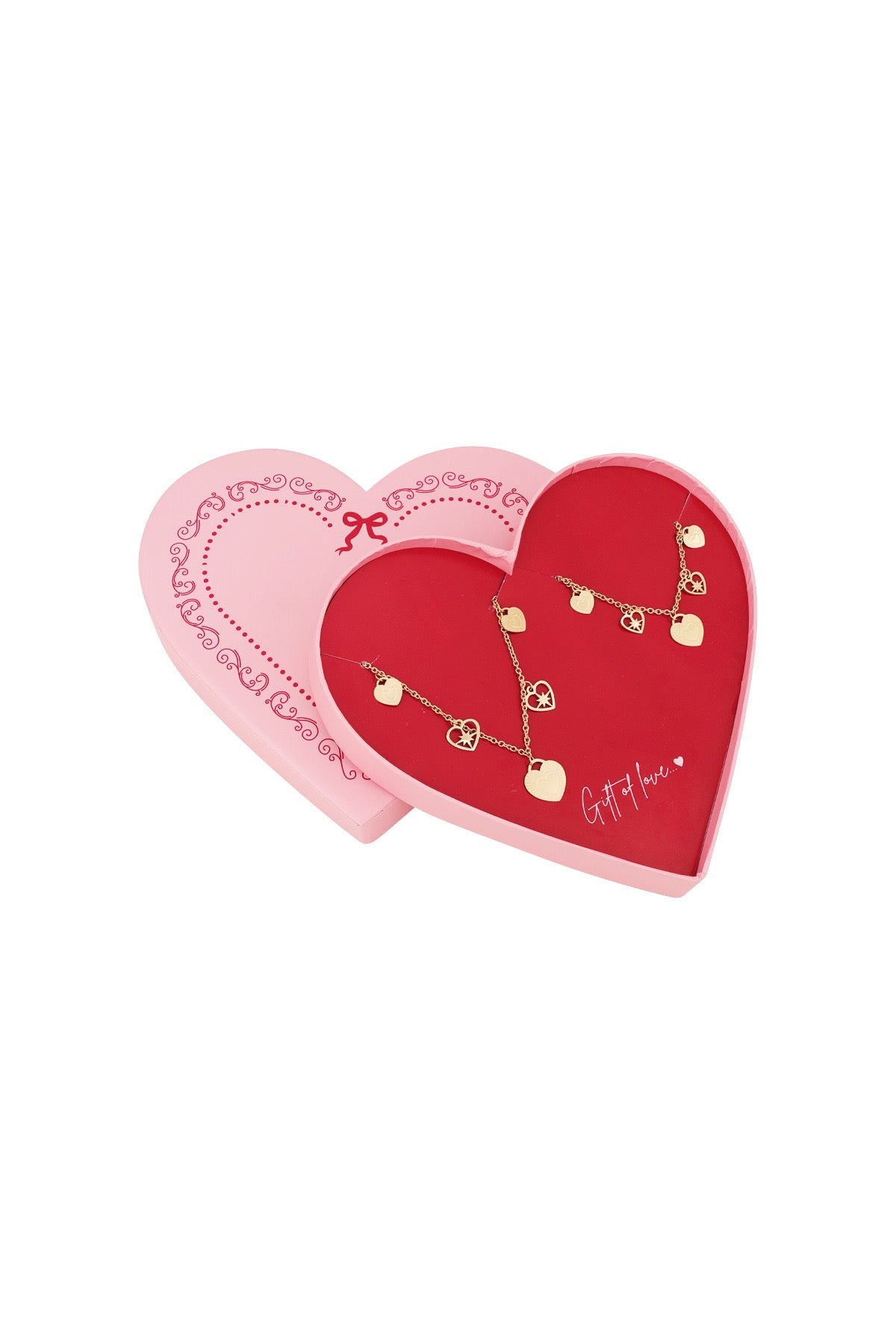 Gift of love Stainless steel jewelry - Goud kleur