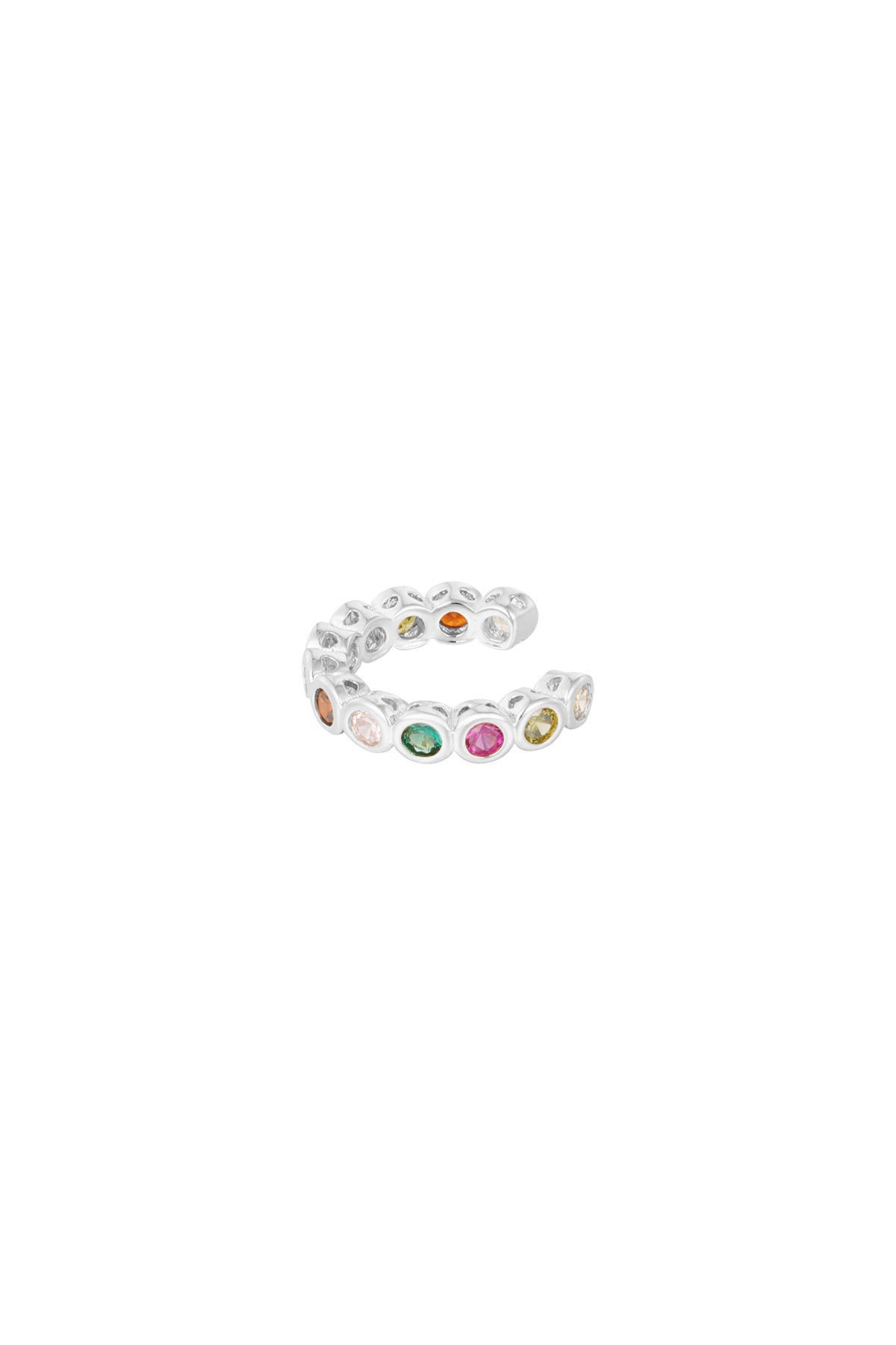 Earcuff Colourful Bliss - zilver