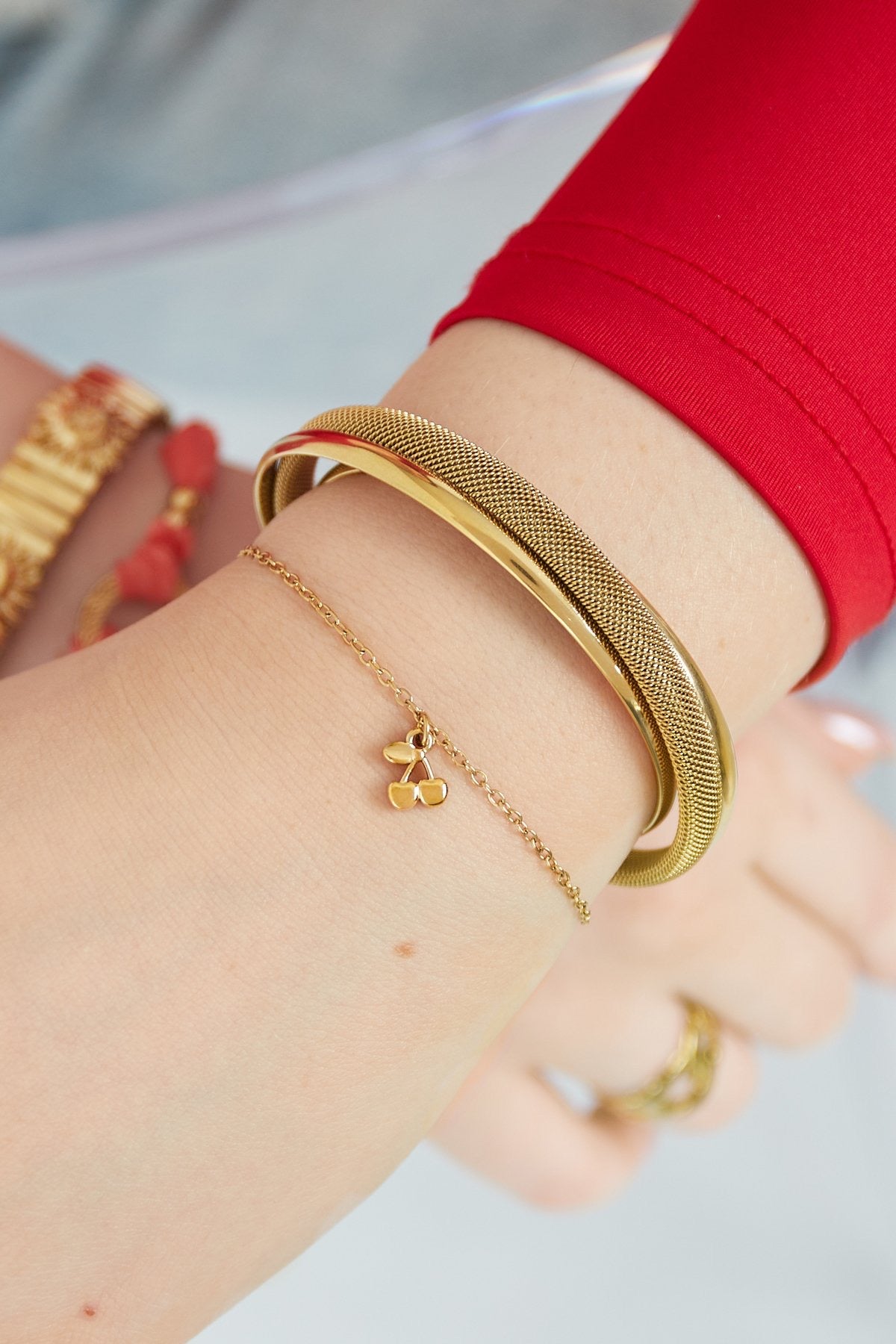 Cherry armband subtiel