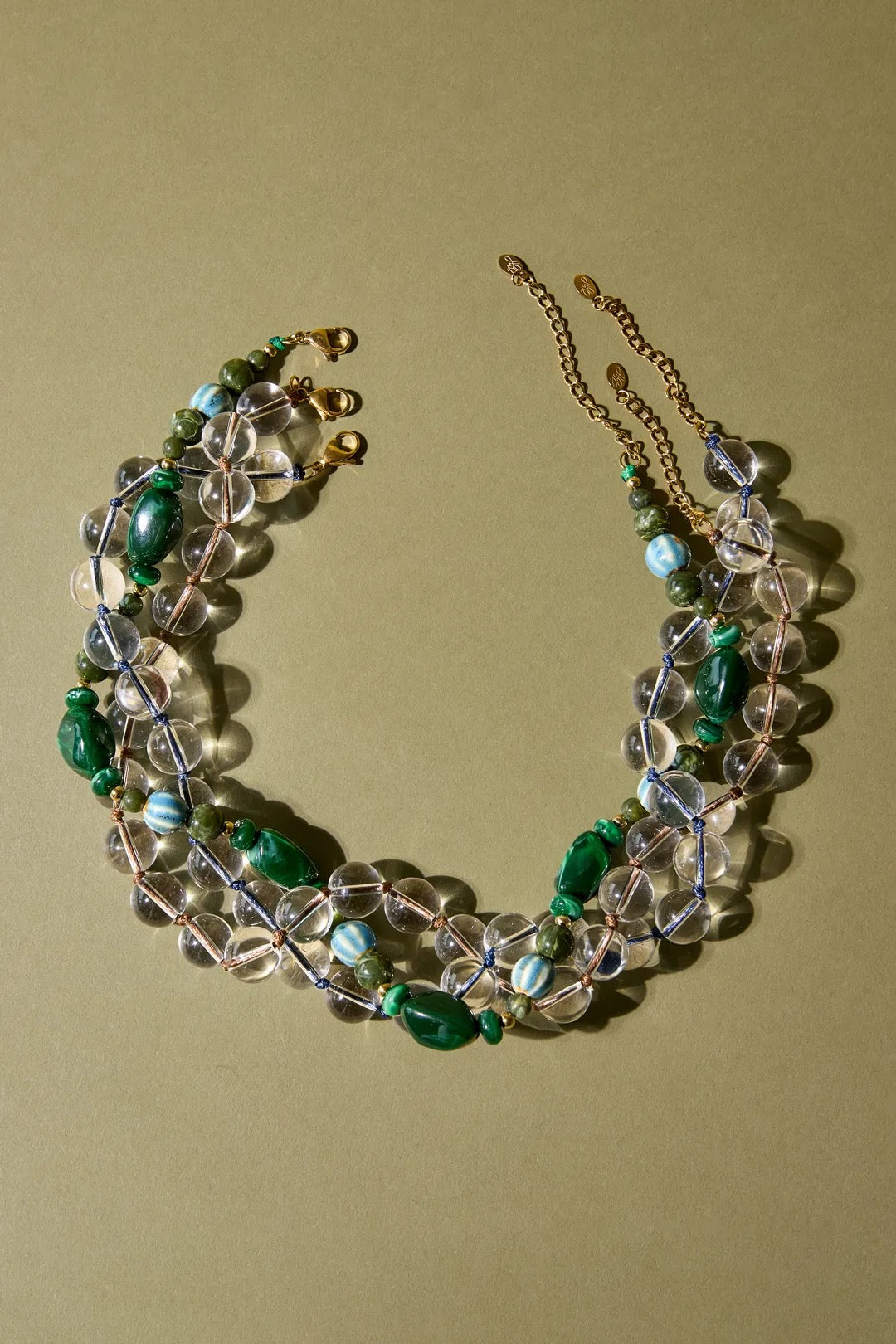 Glazen kralenketting