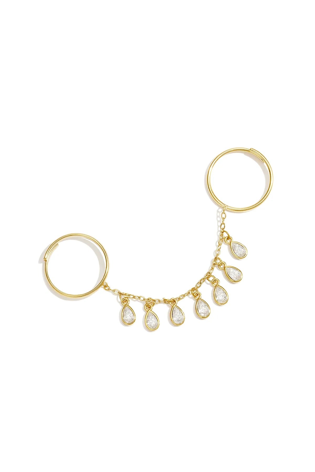 Double sparkle ring -verstelbaar