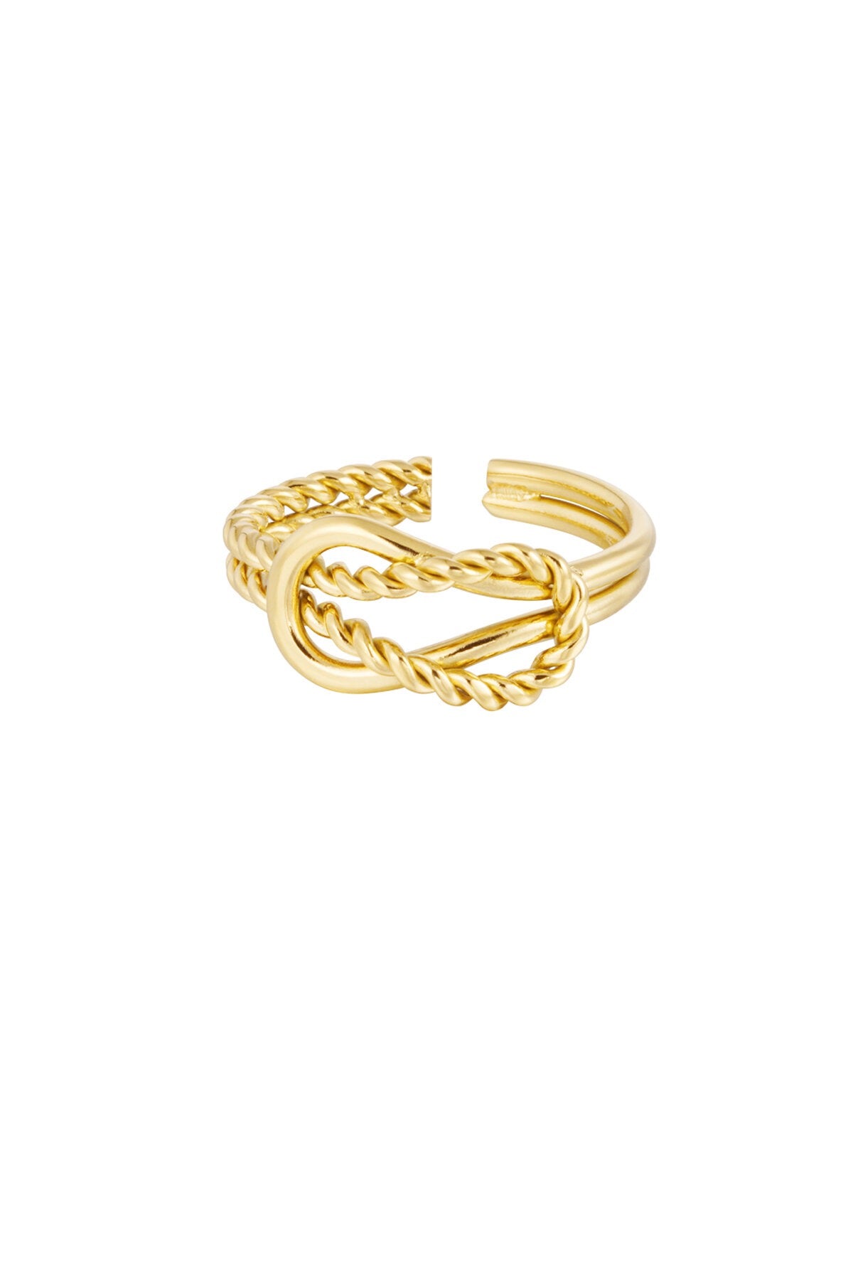 Ring gelinkt -goud