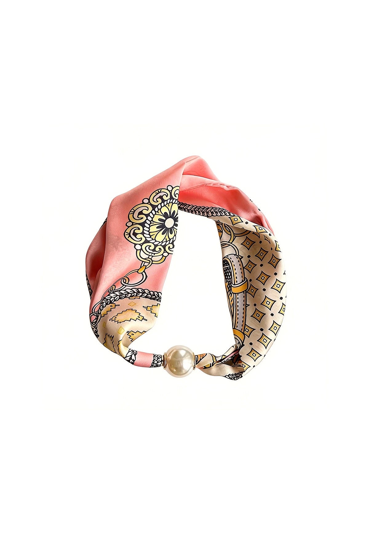 Zomersjaal met bloemenprint