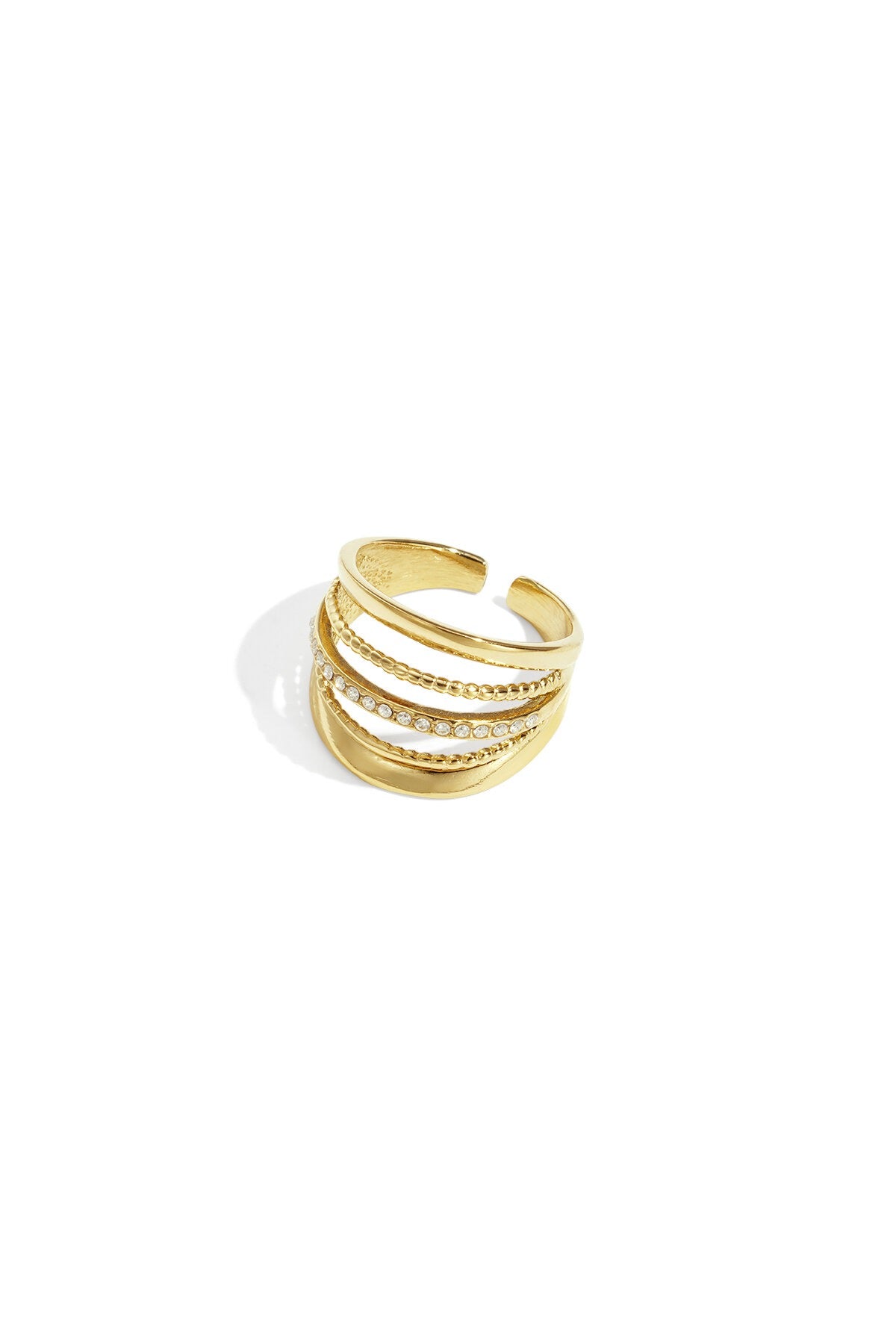Ring bling laagjes