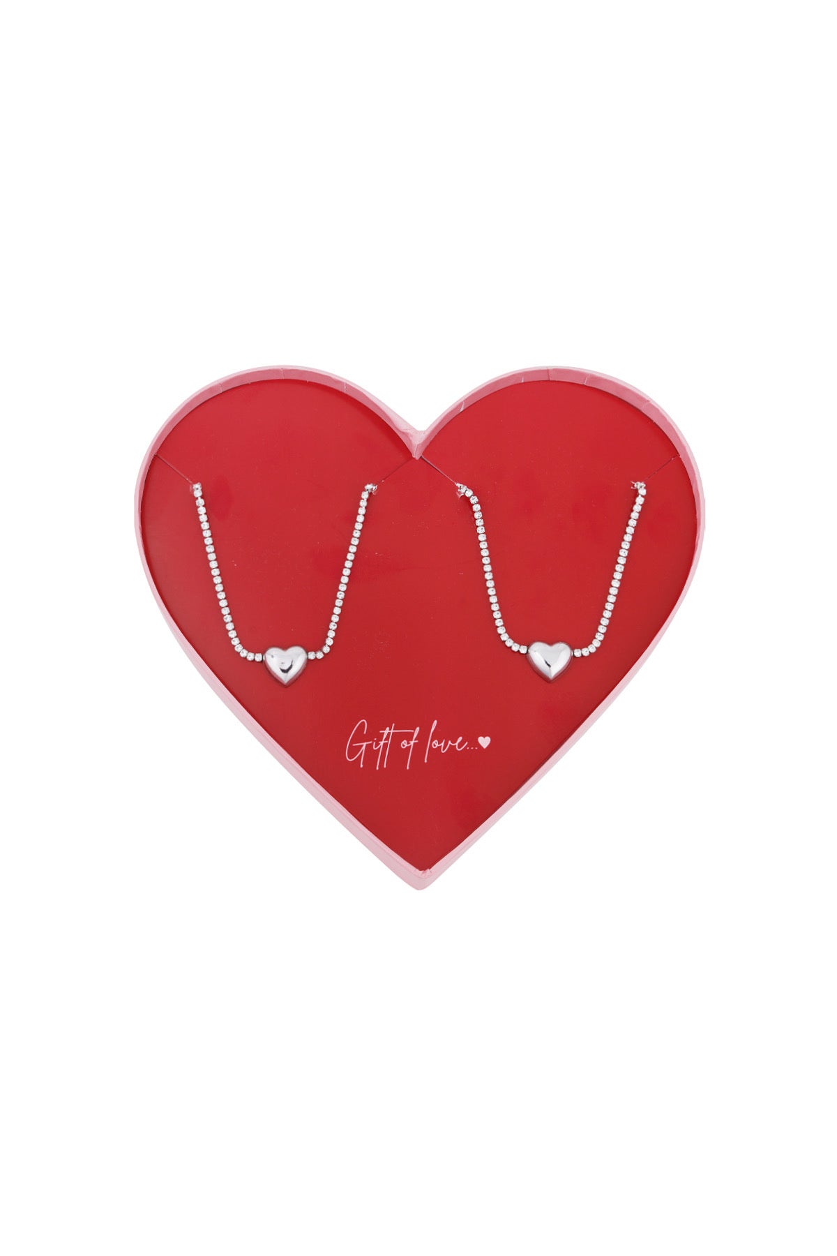 Gift of love Stainless steel Armband - Zilver kleur