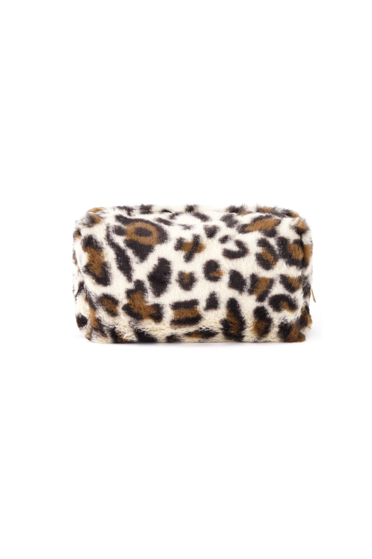 Luipaard make-up tas / beige