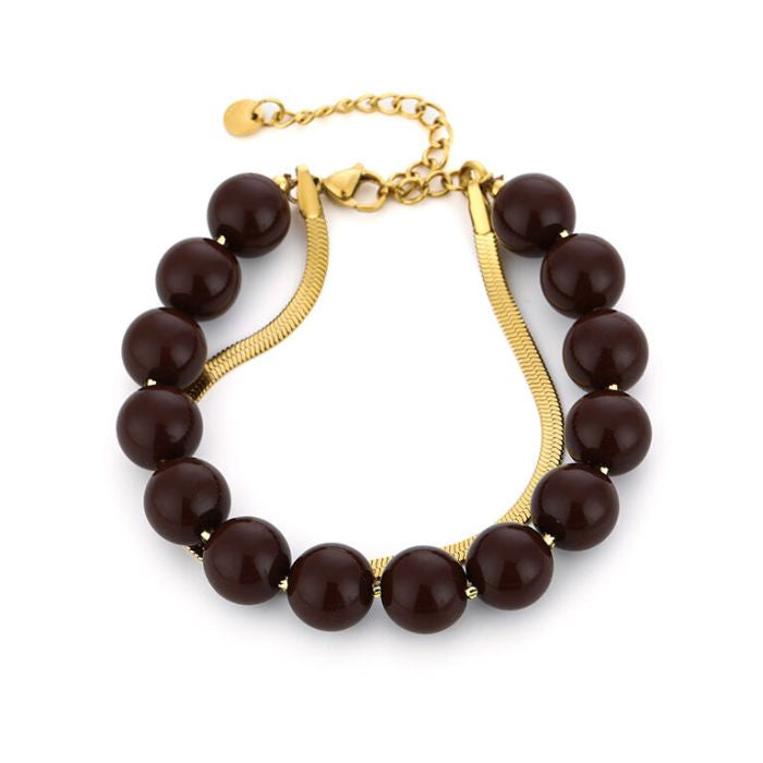 Kralenarmband met snake armband