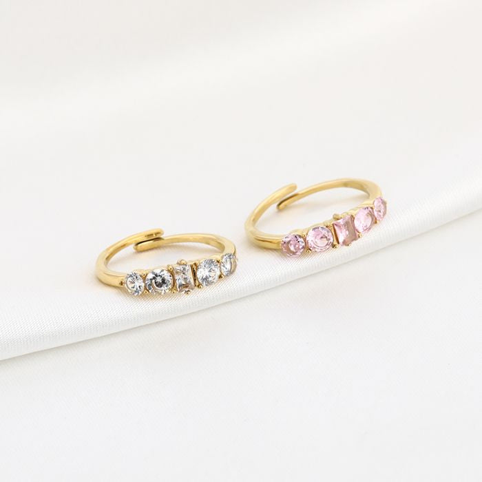 Vintage look rong -roze