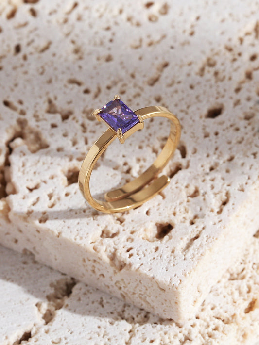 Ring Selly -Paars