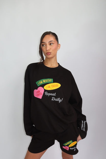I am loved set -zwart