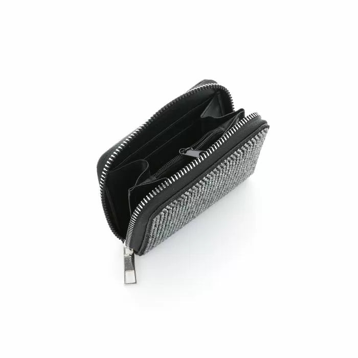 Sparkling wallet -black