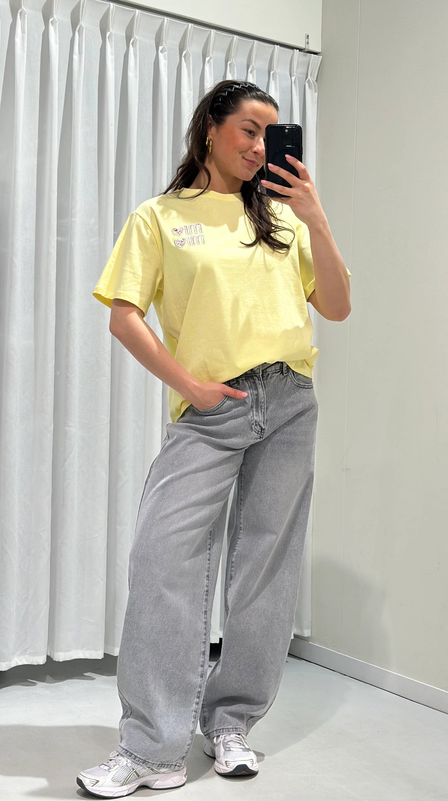 Laulia balloon jeans - Grey
