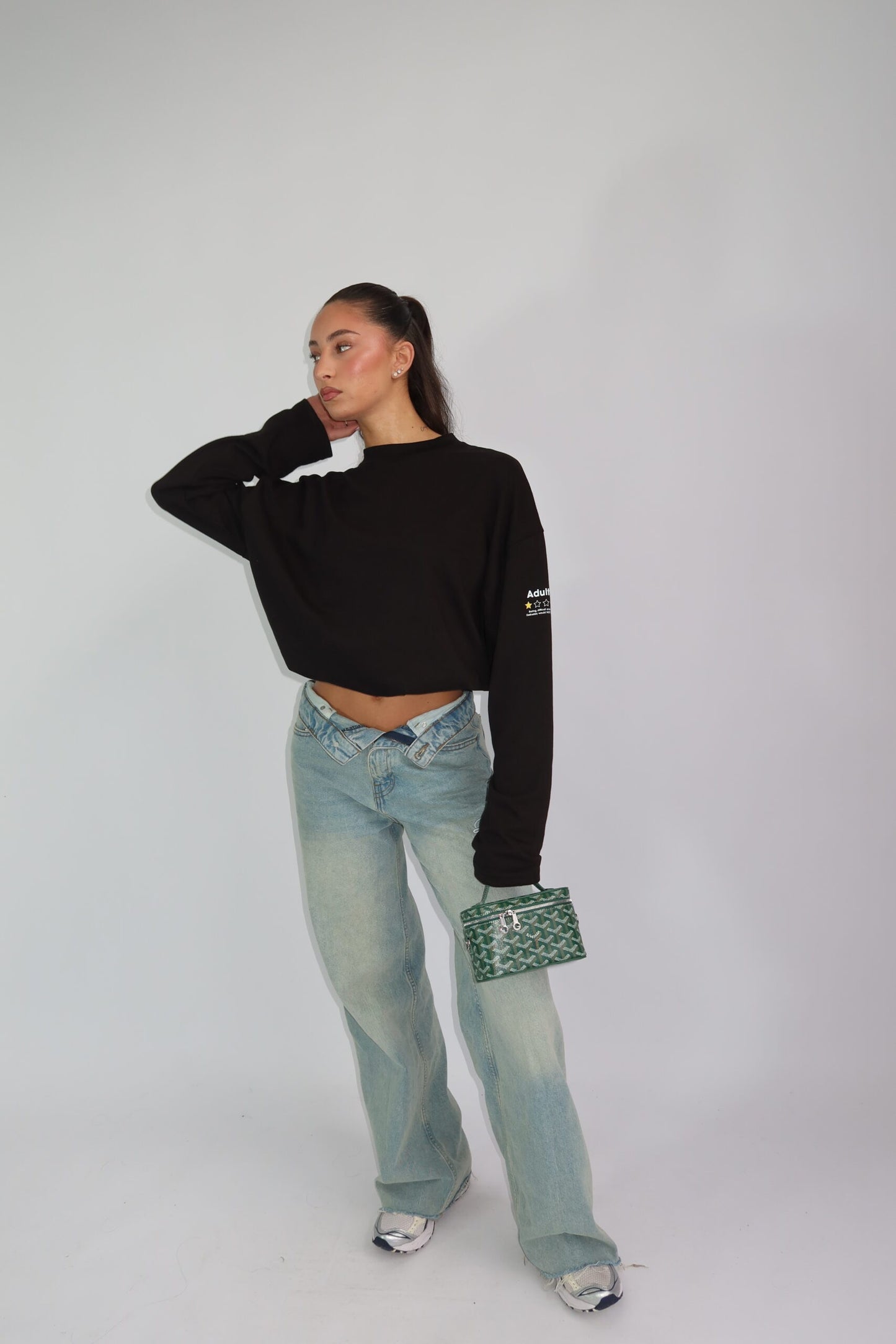 LONGSLEEVE ‘WOULD NOT RECOMMEND’ – zwart
