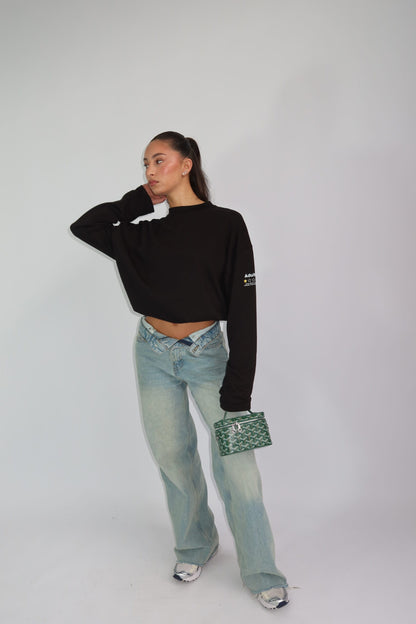 LONGSLEEVE ‘WOULD NOT RECOMMEND’ – zwart