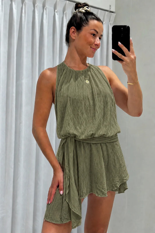 Daisy playsuit -green