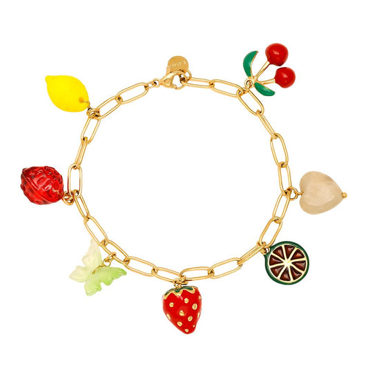 Armband met verschillende bedels