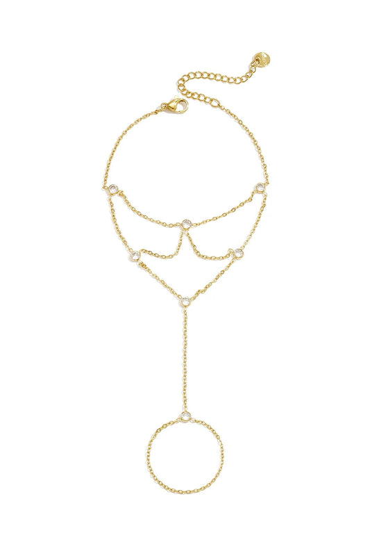 Handchain cirkelvormig -goud