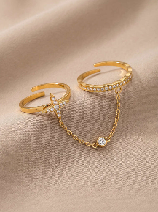 Double ring -goud