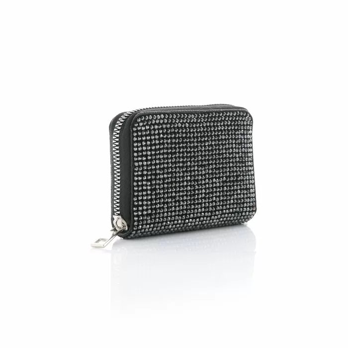 Sparkling wallet -black