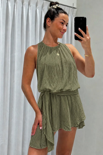 Daisy playsuit -green