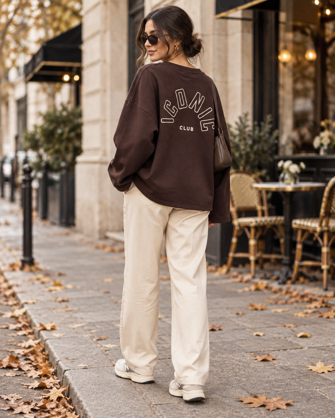 Iconic sweater -bruin
