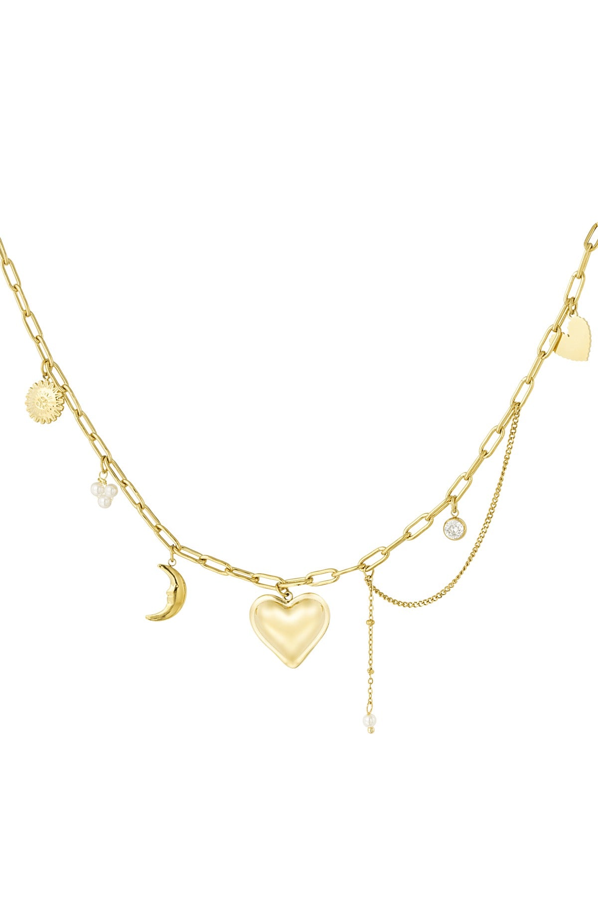 Bedelketting amore more - Goud