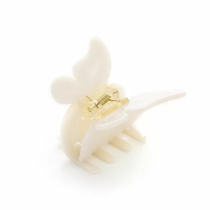 Butterfly haarclip - white