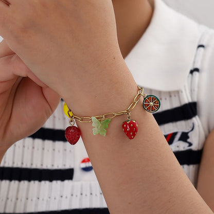 Armband met verschillende bedels