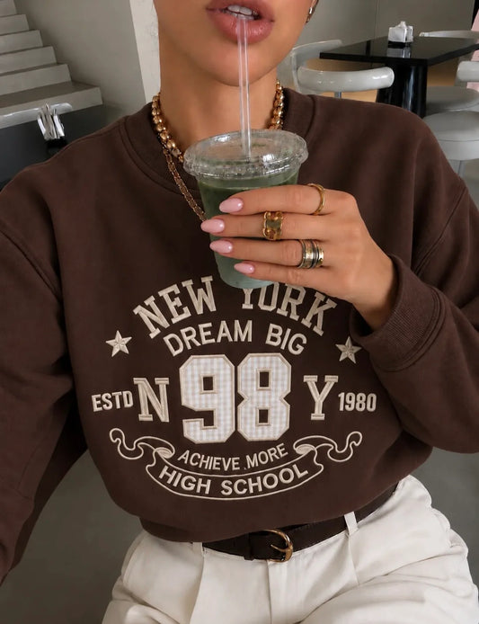 Amany sweater -brown