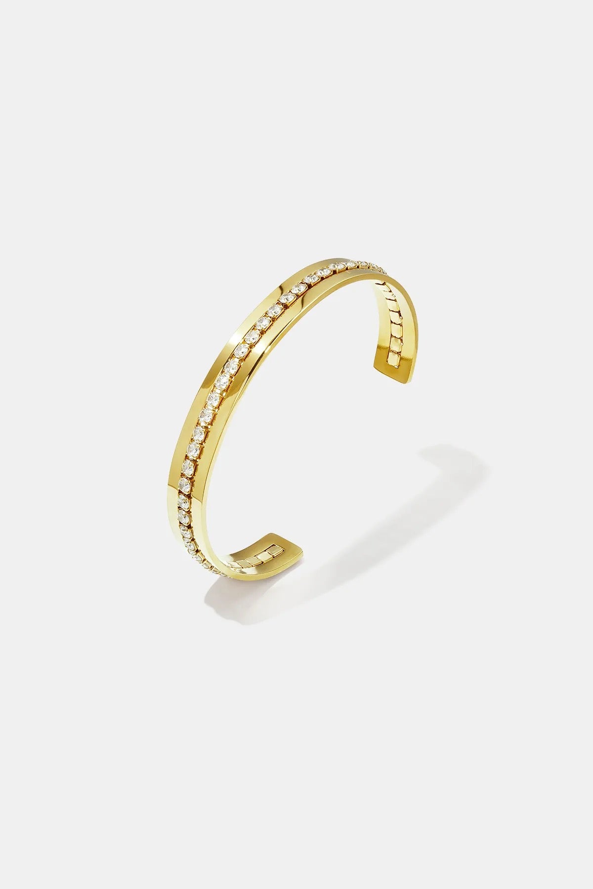 Manchetarmband met strass
