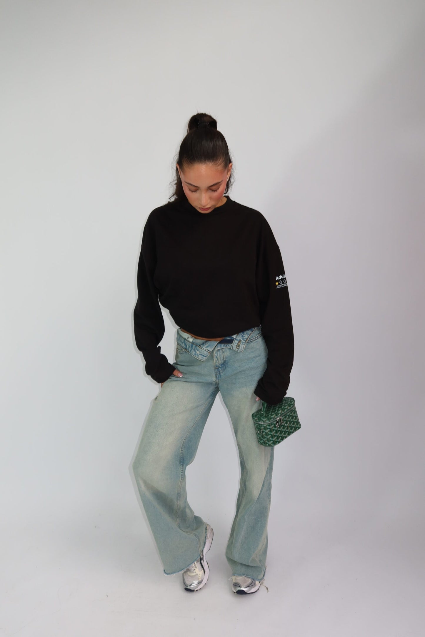 LONGSLEEVE ‘WOULD NOT RECOMMEND’ – zwart