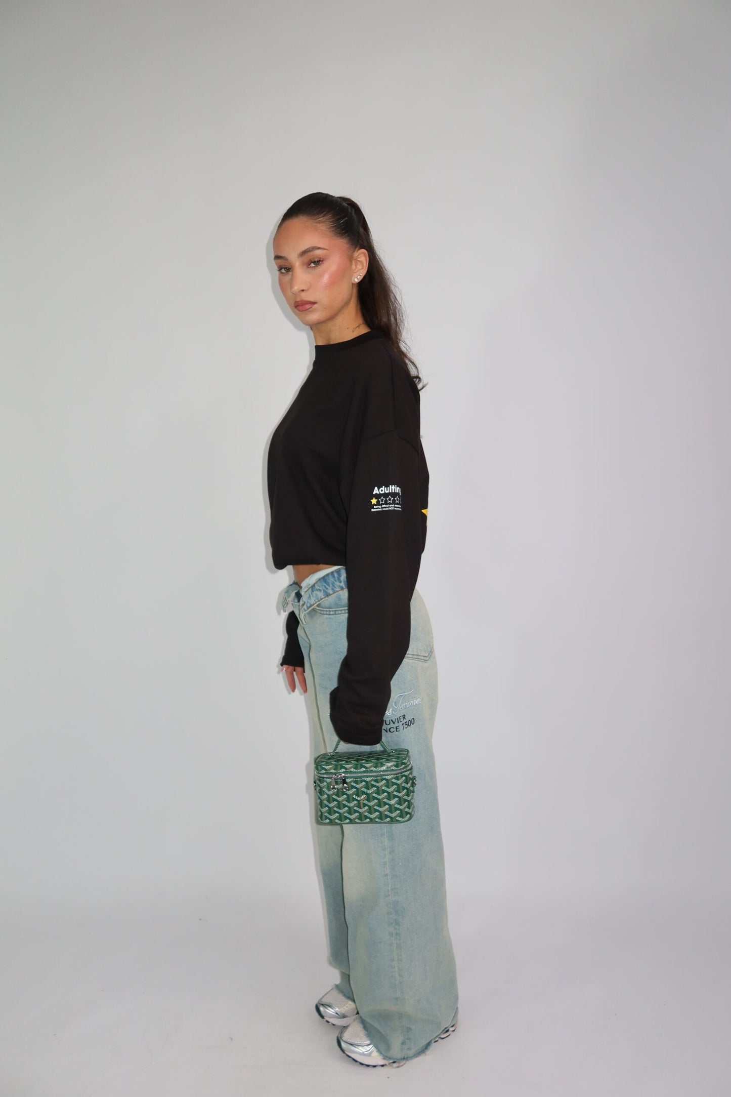 LONGSLEEVE ‘WOULD NOT RECOMMEND’ – zwart