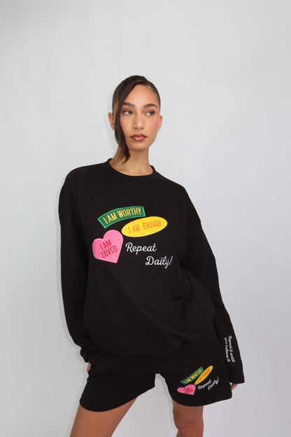 I am loved set -zwart