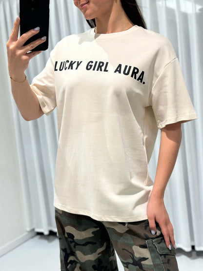 Lucky girl aura t-shirt