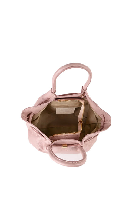 Inspired echt lederen handtas -beige