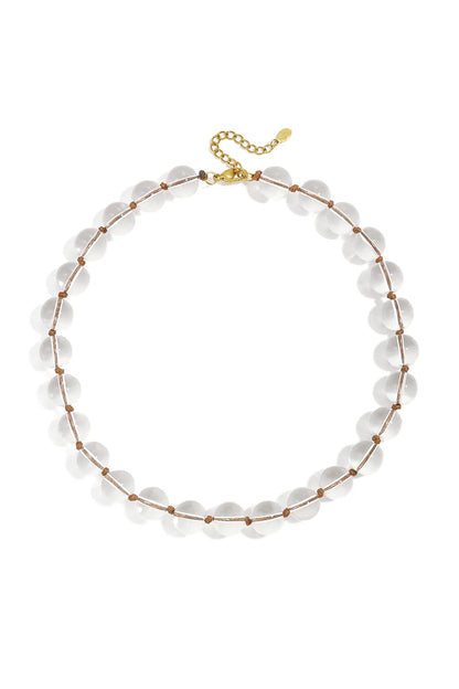 Glazen kralenketting