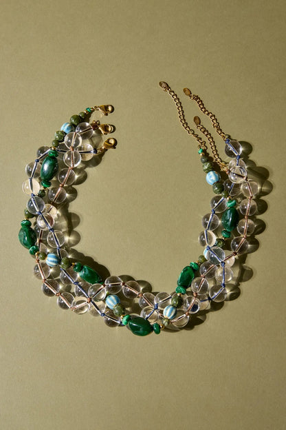Glazen kralenketting
