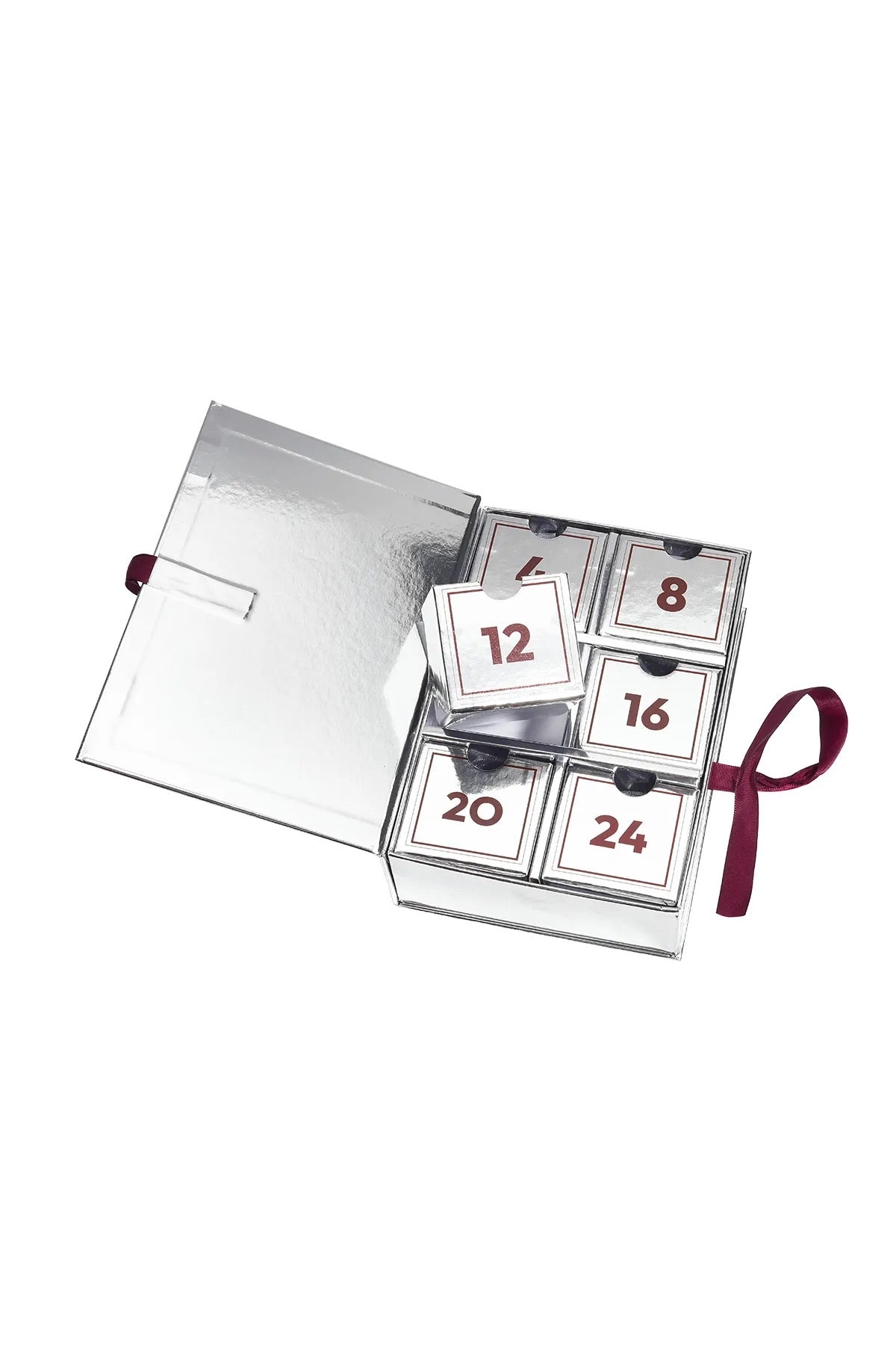 Adventskalender strass -zilver