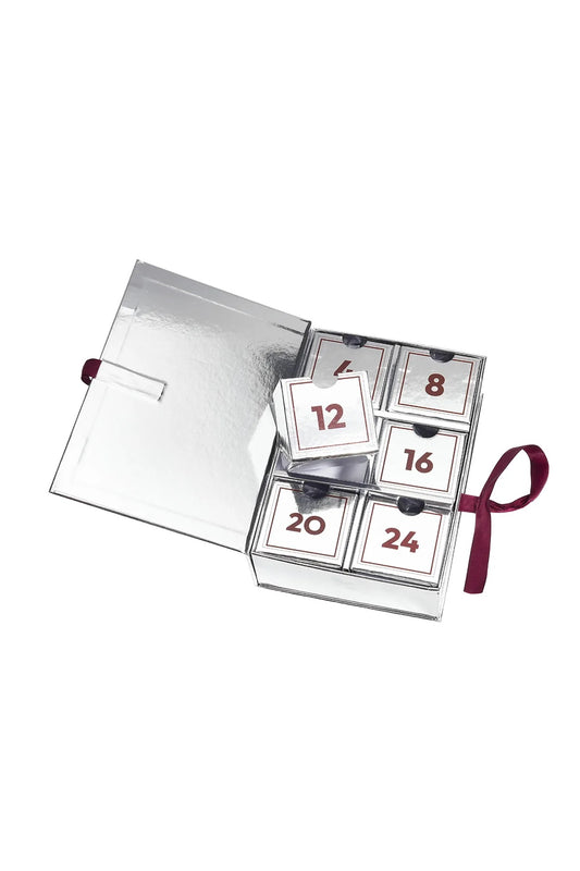 Adventskalender strass -zilver