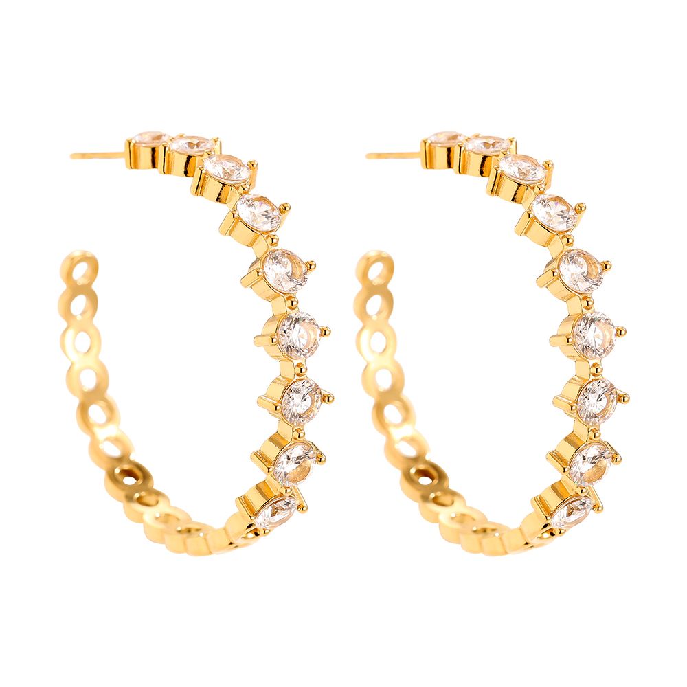 Hoops strass 40mm