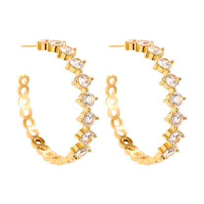 Hoops strass 40mm