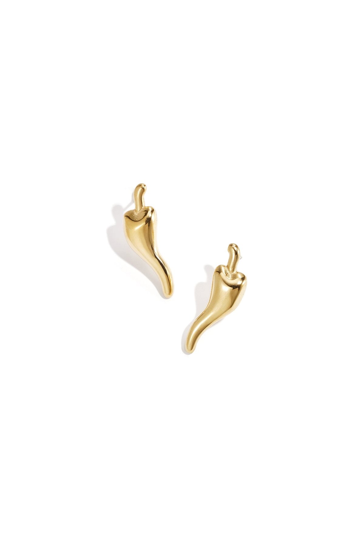Oorlnopjes chilli peper -goud