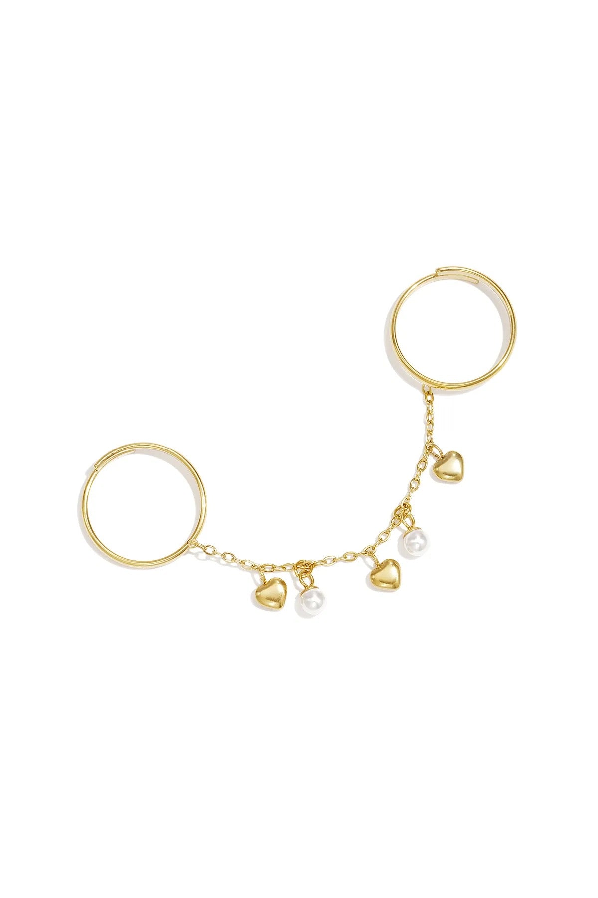 Double ring hartvormig
